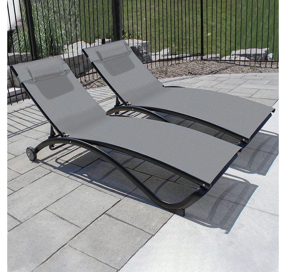 Image 647313_ALTMORE1.jpg, Product 647-313 / Price $592.99, Vivere Glendale 5-Position Aluminum Pool Lounger (2-Piece Set) from Vivere on TSC.ca's Home & Garden department