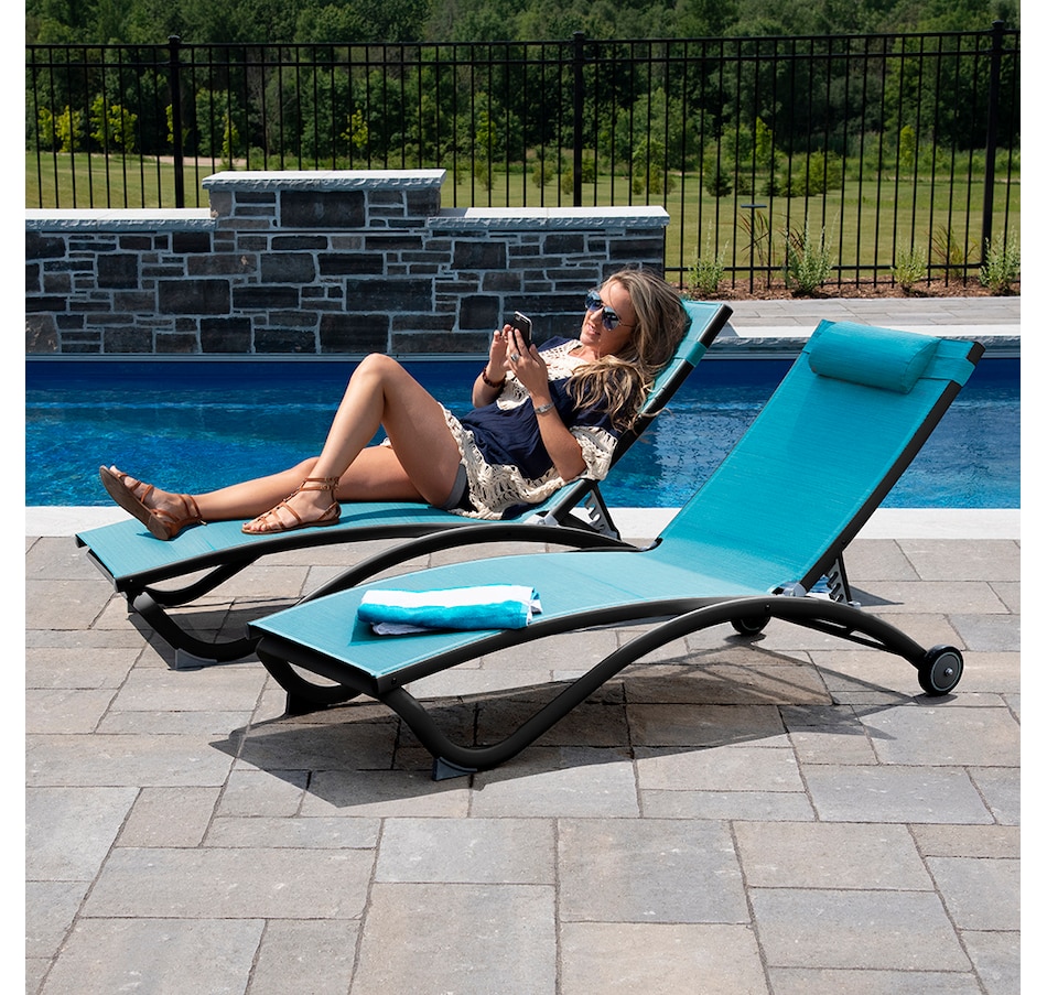 Image 647313_ALTMORE3.jpg, Product 647-313 / Price $592.99, Vivere Glendale 5-Position Aluminum Pool Lounger (2-Piece Set) from Vivere on TSC.ca's Home & Garden department