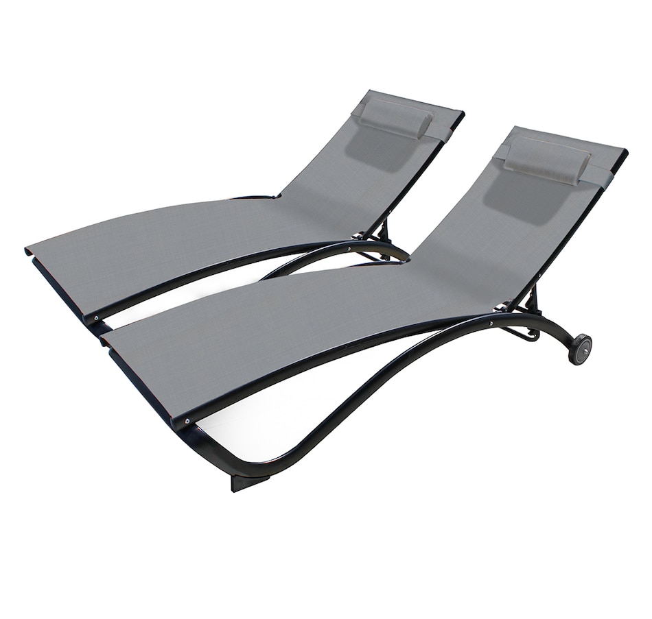 Image 647313_RVPBL.jpg, Product 647-313 / Price $592.99, Vivere Glendale 5-Position Aluminum Pool Lounger (2-Piece Set) from Vivere on TSC.ca's Home & Garden department