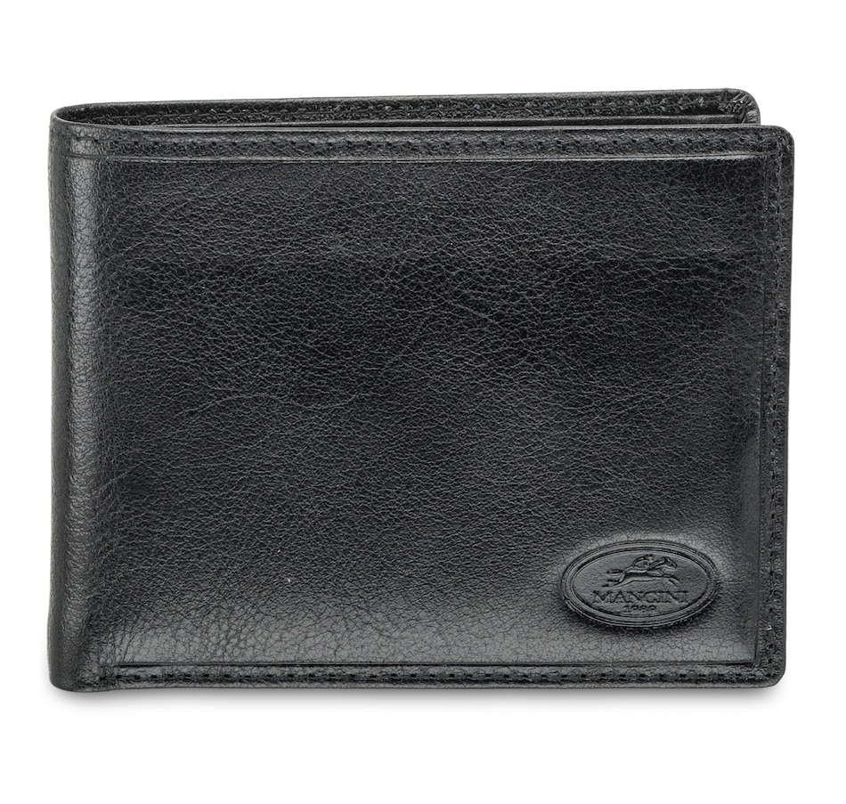 Image 647443_BLK.jpg, Product 647-443 / Price $49.99, Mancini Equestrian2 Collection RFID Secure Wallet from Mancini Fine Leather on TSC.ca's Fashion department