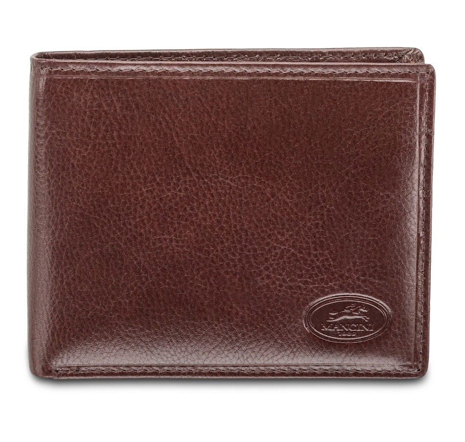 Image 647443_BRN.jpg, Product 647-443 / Price $49.99, Mancini Equestrian2 Collection RFID Secure Wallet from Mancini Fine Leather on TSC.ca's Fashion department