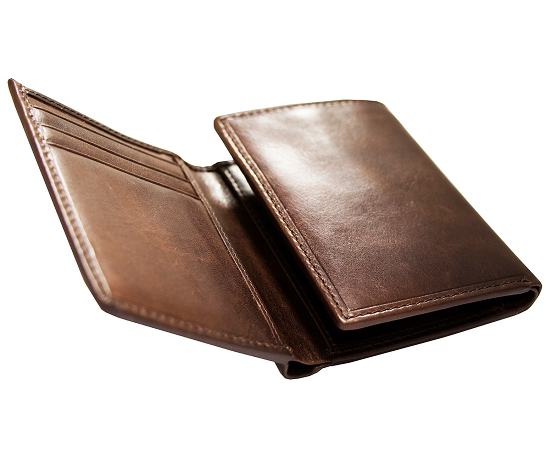 折りたたみ財布 COURONNE Fermoir Middle Wallet (Dark Brown)_RCWEX24641BRD Fossil Women's Heritage Leather Trifold Wallet for Women