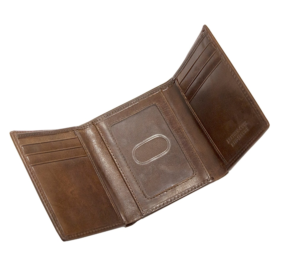 Image 647446_ALTMORE4.jpg, Product 647-446 / Price $29.99, Mancini Boulder Collection RFID Secure Trifold Wallet from Mancini Fine Leather on TSC.ca's Fashion department