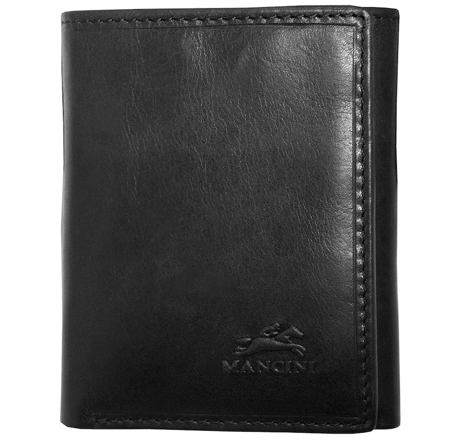 Image 647446_BLK.jpg, Product 647-446 / Price $29.99, Mancini Boulder Collection RFID Secure Trifold Wallet from Mancini Fine Leather on TSC.ca's Fashion department