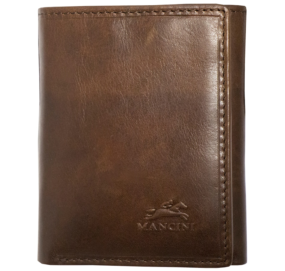 Image 647446_BRN.jpg, Product 647-446 / Price $29.99, Mancini Boulder Collection RFID Secure Trifold Wallet from Mancini Fine Leather on TSC.ca's Fashion department