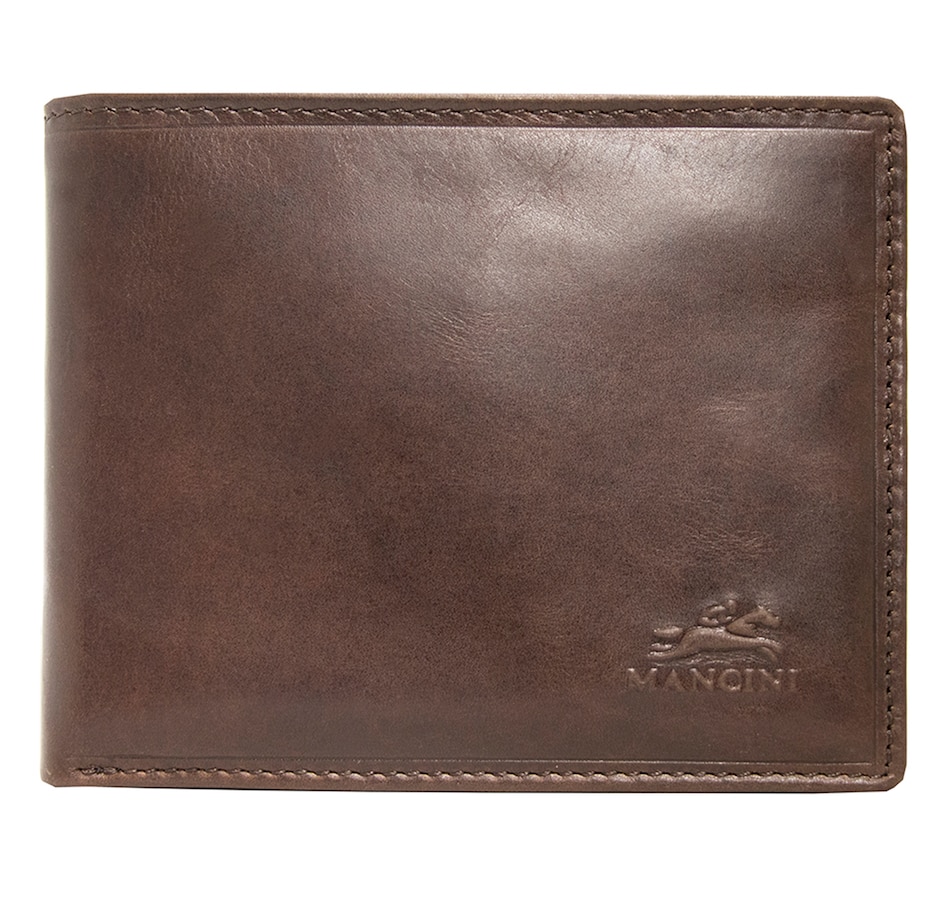 Image 647449_BRN.jpg, Product 647-449 / Price $39.99, Mancini Boulder Collection RFID Secure Wallet from Mancini Fine Leather on TSC.ca's Fashion department