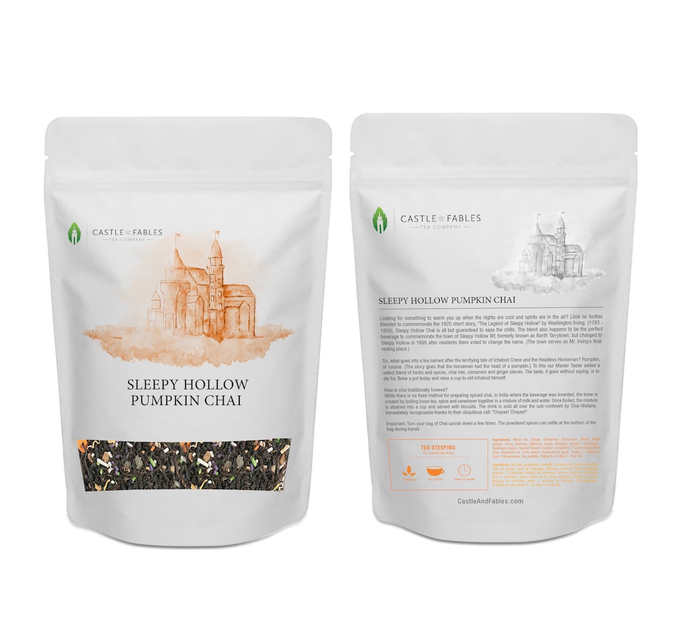 Image 647474.jpg , Product 647-474 / Price $29.99 - $74.99 , Castle and Fables Sleepy Hollow Pumpkin Chai Tea from Castle & Fables on TSC.ca's Health & Fitness department