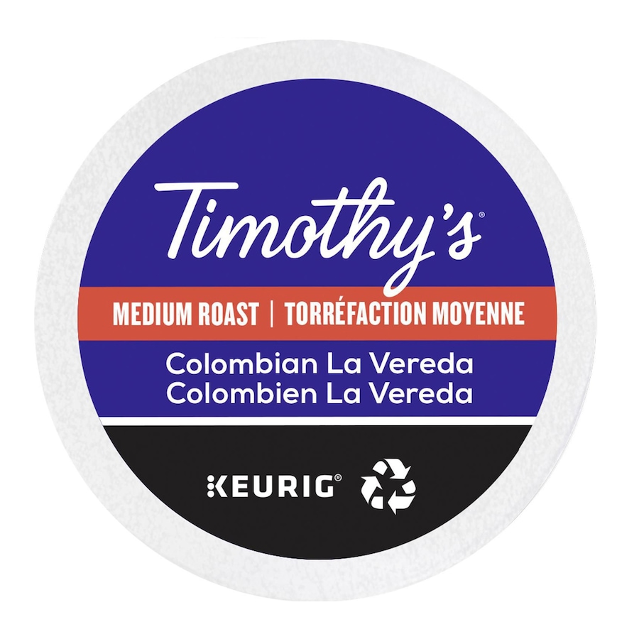 Image 647495.jpg, Product 647-495 / Price $65.99, Timothy's Colombian La Vereda Keurig K-Cup, 96-Count from Timothy's on TSC.ca's Kitchen department