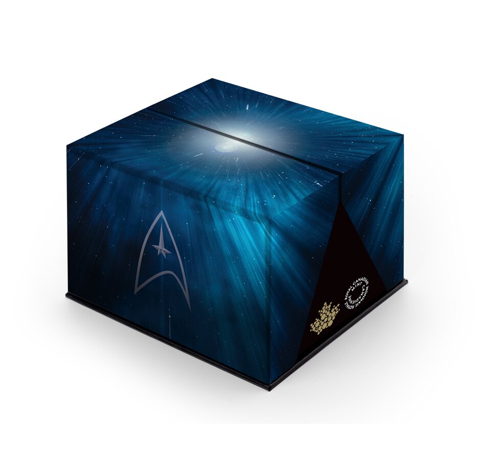 Image 647730_ALTMORE4.jpg, Product 647-730 / Price $194.95, 2017 $30 Fine Silver Coin Star Trek: Five Captains from Royal Canadian Mint (RCM) on TSC.ca's Coins department