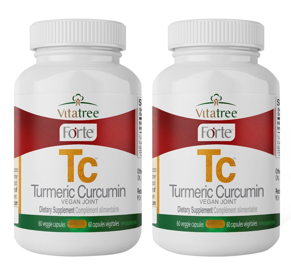 Image 647945.jpg, Product 647-945 / Price $96.99, VitaTree Forte Turmeric Curcumin Vegan Joint 60-Day Supply from VitaTree Nutritionals on TSC.ca's Health & Fitness department