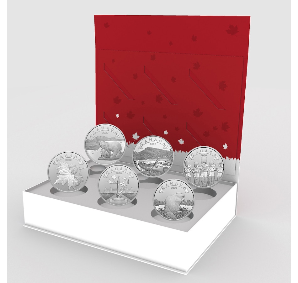 Image 647976_ALTMORE1.jpg, Product 647-976 / Price $299.70, Complete 2020 $10 Fine Silver Six Coin Set O Canada! from Royal Canadian Mint (RCM) on TSC.ca's Coins department