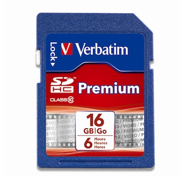 Verbatim Secure Digital High Capacity 16GB Memory Card Class 10