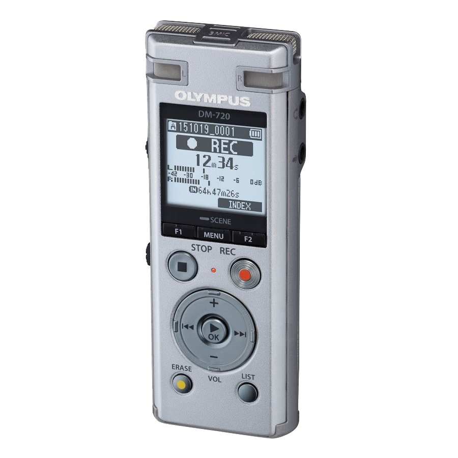 Image 649296.jpg, Product 649-296 / Price $199.99, Olympus DM-720 High Quality Voice Recorder with 4GB Built-In Memory from Olympus - OM System on TSC.ca's Electronics department