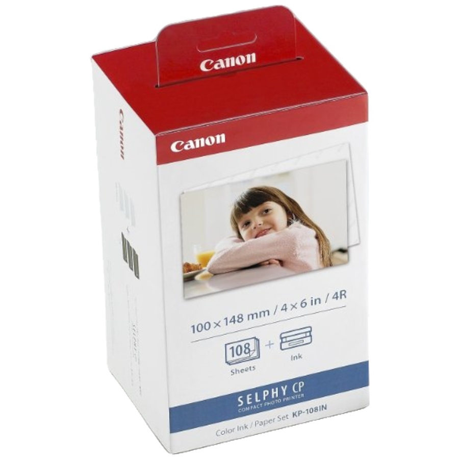 Image 650411.jpg, Product 650-411 / Price $69.99, Canon KP108IN Ink cassette/paper set for CP760/780/800/900/910/1200 (3 Pack of 4" x 6" size) from Canon on TSC.ca's Electronics department