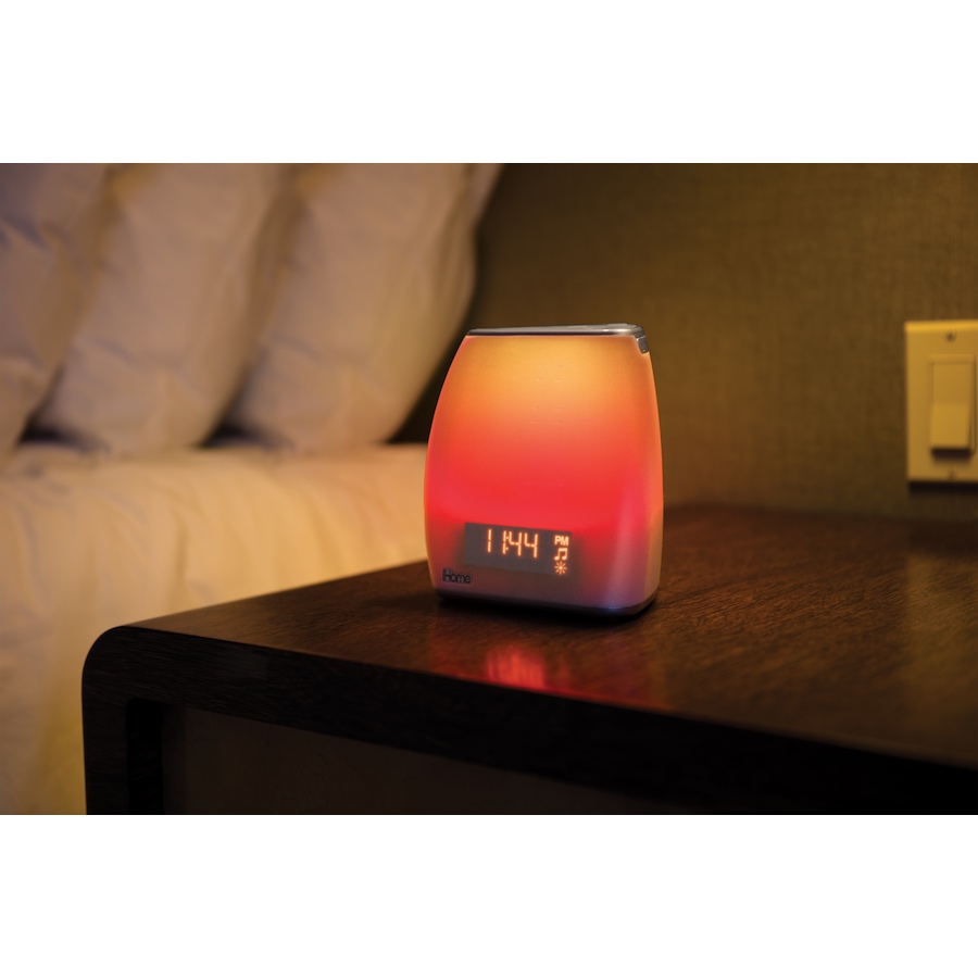 Image 650595_ALTMORE1.jpg, Product 650-595 / Price $143.99, iHome Zenergy Bedside Sleep Therapy Speaker with Dual Alarm Clock Radio, Bluetooth & USB Charger from iHome on TSC.ca's Electronics department