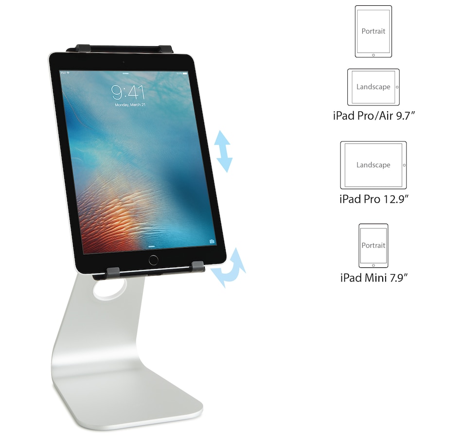 Image 650877_SIL.jpg, Product 650-877 / Price $99.99, Rain Design Mstand Tablet Pro for iPad from Rain Design on TSC.ca's Electronics department