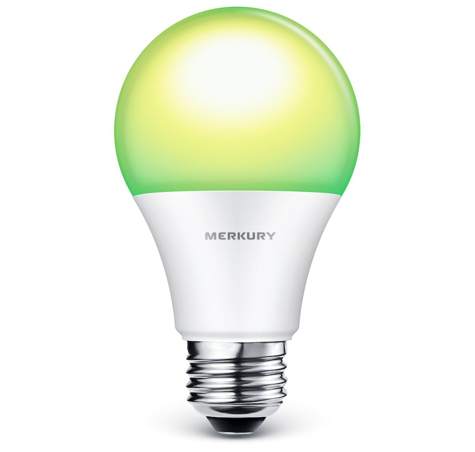 Image 651315.jpg, Product 651-315 / Price $24.99, Merkury Spectrum 450 Colour Smart Wi-Fi LED Bulb - A19 6.5W RGB+W from Merkury on TSC.ca's Electronics department
