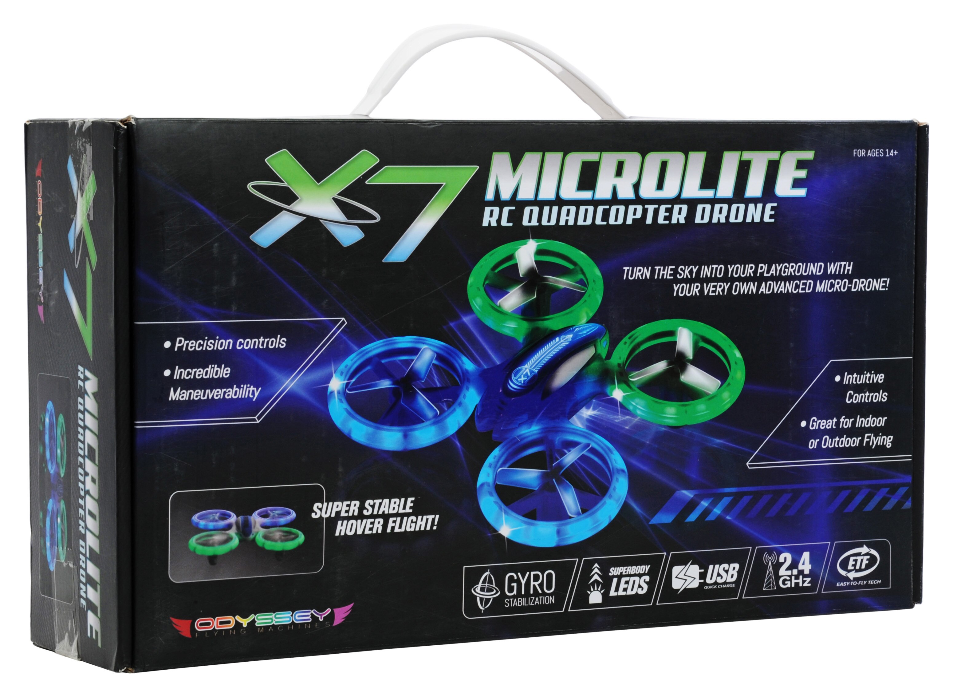 microlite rc quadcopter drone