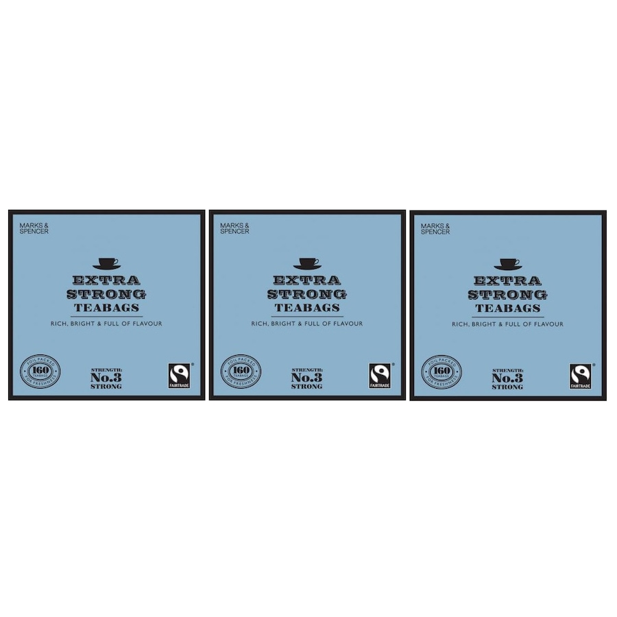 Image 652854.jpg, Product 652-854 / Price $48.99, Marks and Spencer Extra Strong Tea from UK (3 Pack) from Dolce & Gourmando on TSC.ca's Kitchen department