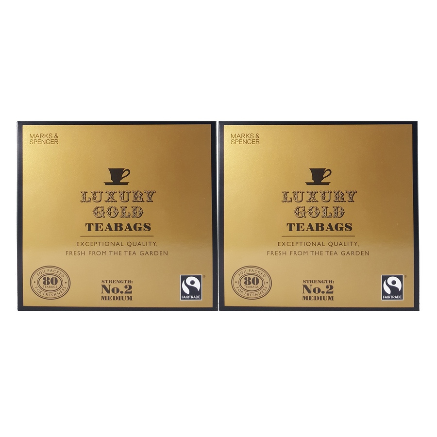 Image 652855.jpg, Product 652-855 / Price $51.99, Marks and Spencer Luxury Gold Tea from UK (2 Pack) from Dolce & Gourmando on TSC.ca's Kitchen department