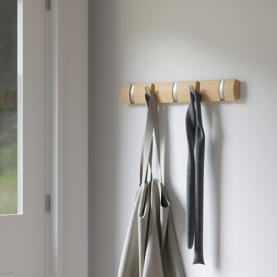 Image 653504_ALTMORE3.jpg, Product 653-504 / Price $39.00, Umbra Flip 5 Wall Mounted Hook from Umbra on TSC.ca's Home & Garden department