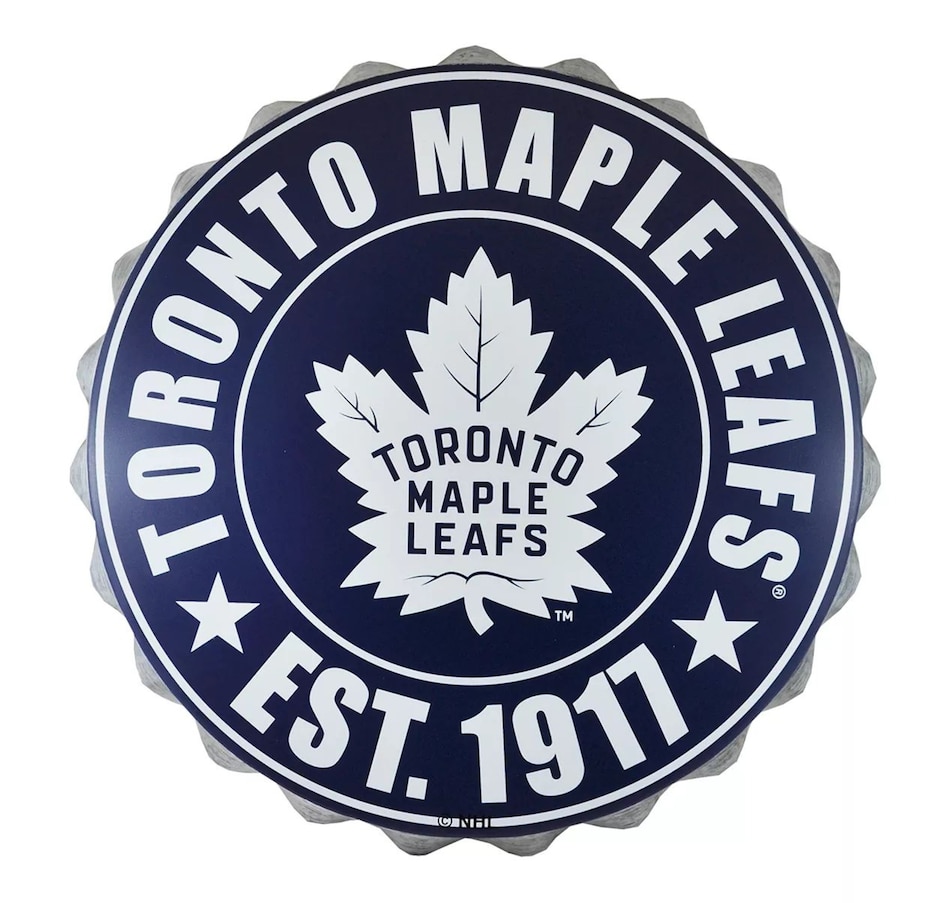 Image 654132.jpg, Product 654-132 / Price $29.99, Toronto Maple Leafs 2016 Bottle Cap Wall Logo on TSC.ca's Sports department