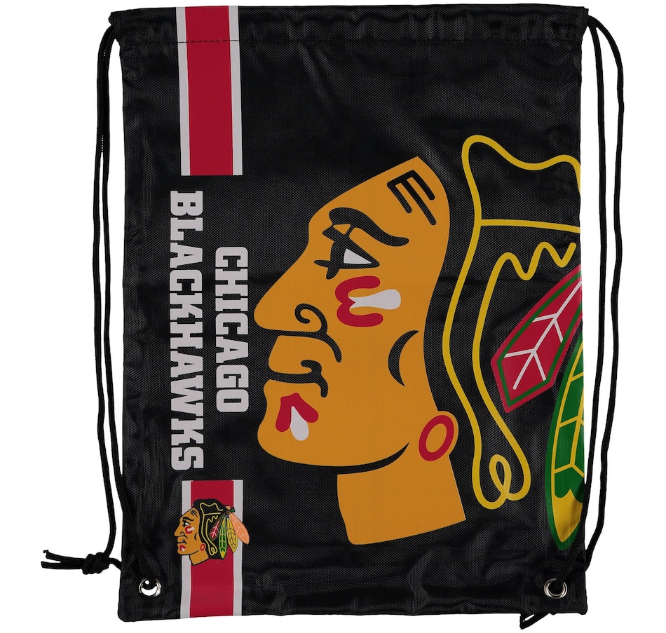 Sports Sports Memorabilia Chicago Blackhawks Big Logo Drawstring