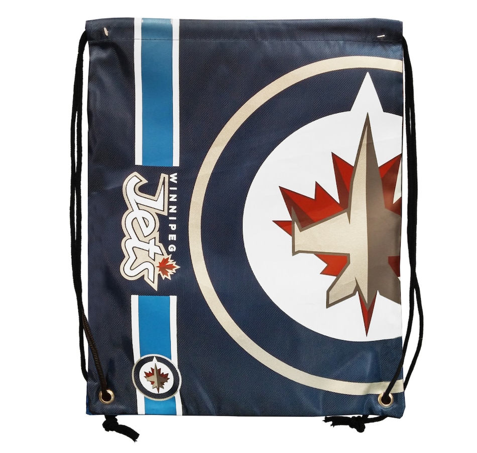 Sports Sports Memorabilia Winnipeg Jets Big Logo Drawstring Bag TSC.ca Online Shopping