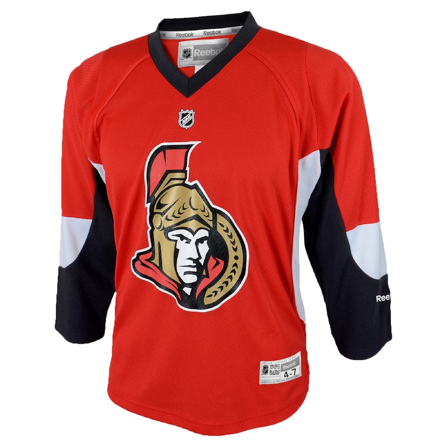Image 654449.jpg, Product 654-449 / Price $69.99, Ottawa Senators Child Premier Replica Home Jersey from Reebok on TSC.ca's Sports department