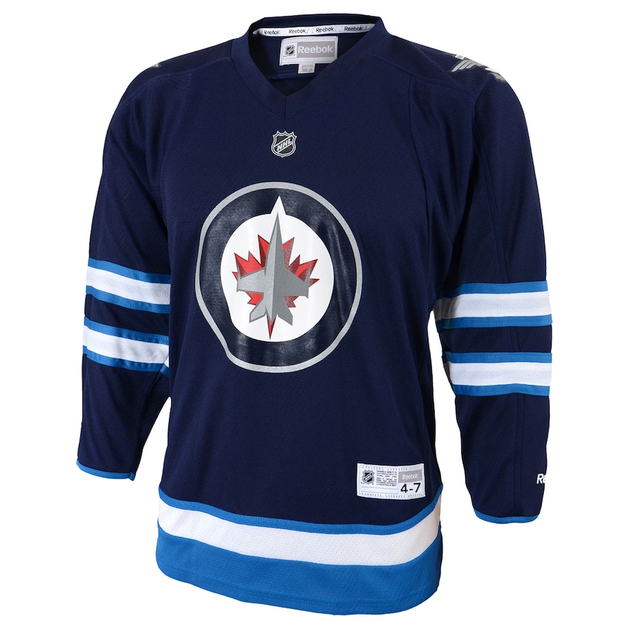 Image 654451.jpg, Product 654-451 / Price $69.99, Winnipeg Jets Child Premier Replica Home Jersey from Reebok on TSC.ca's Sports department