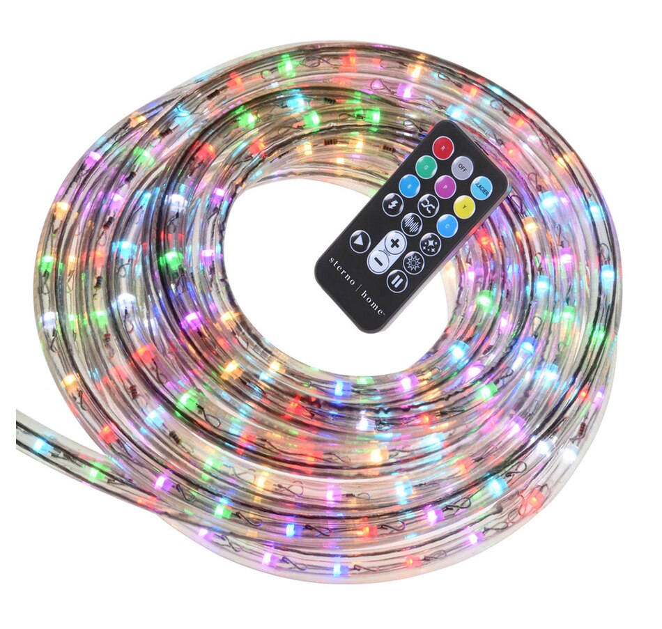 Image 654829.jpg, Product 654-829 / Price $52.99, Sterno Home 12' LED Colour-Changing Rope Light with Remote from Sterno Home on TSC.ca's Home & Garden department