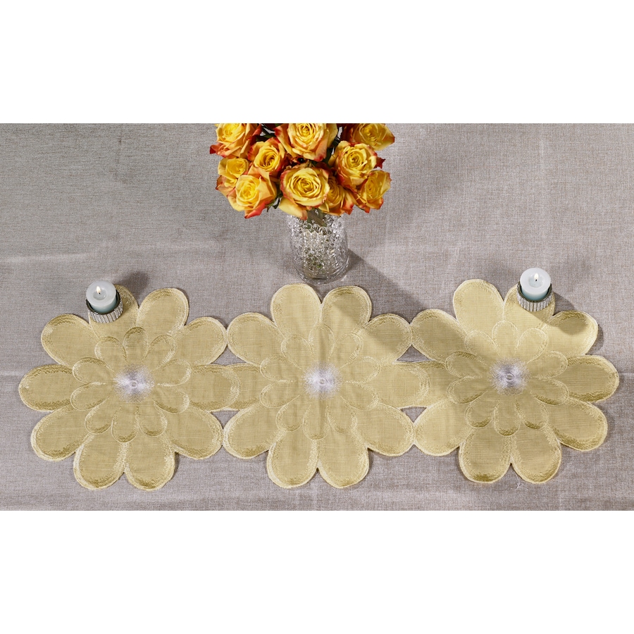 Image 654881_YEL.jpg, Product 654-881 / Price $25.99, Mera Linens Daisies Centre Piece/Runner from Mera Linens on TSC.ca's Kitchen department