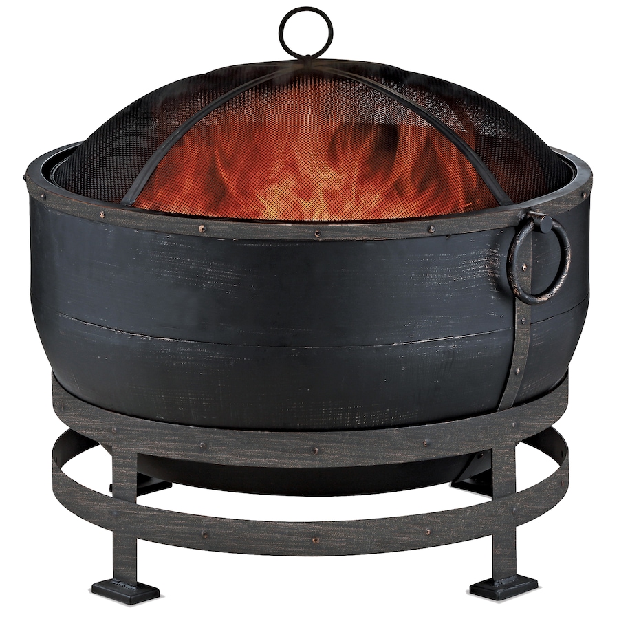 Image 654972.jpg, Product 654-972 / Price $499.99, Blue Rhino, Oil Rub Bronze Wood Firebowl With Kettle from Blue Rhino on TSC.ca's Home & Garden department