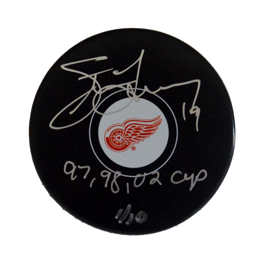 Steve Yzerman Detroit Red Wings Autographed Signed 1998 Stanley