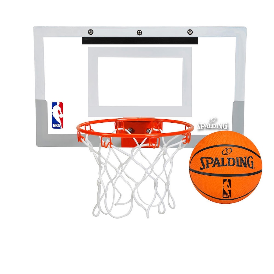 Image 655410.jpg, Product 655-410 / Price $99.99, Spalding NBA Slam Jam Mini Basketball Hoop Set from Fanatics on TSC.ca's Health & Fitness department