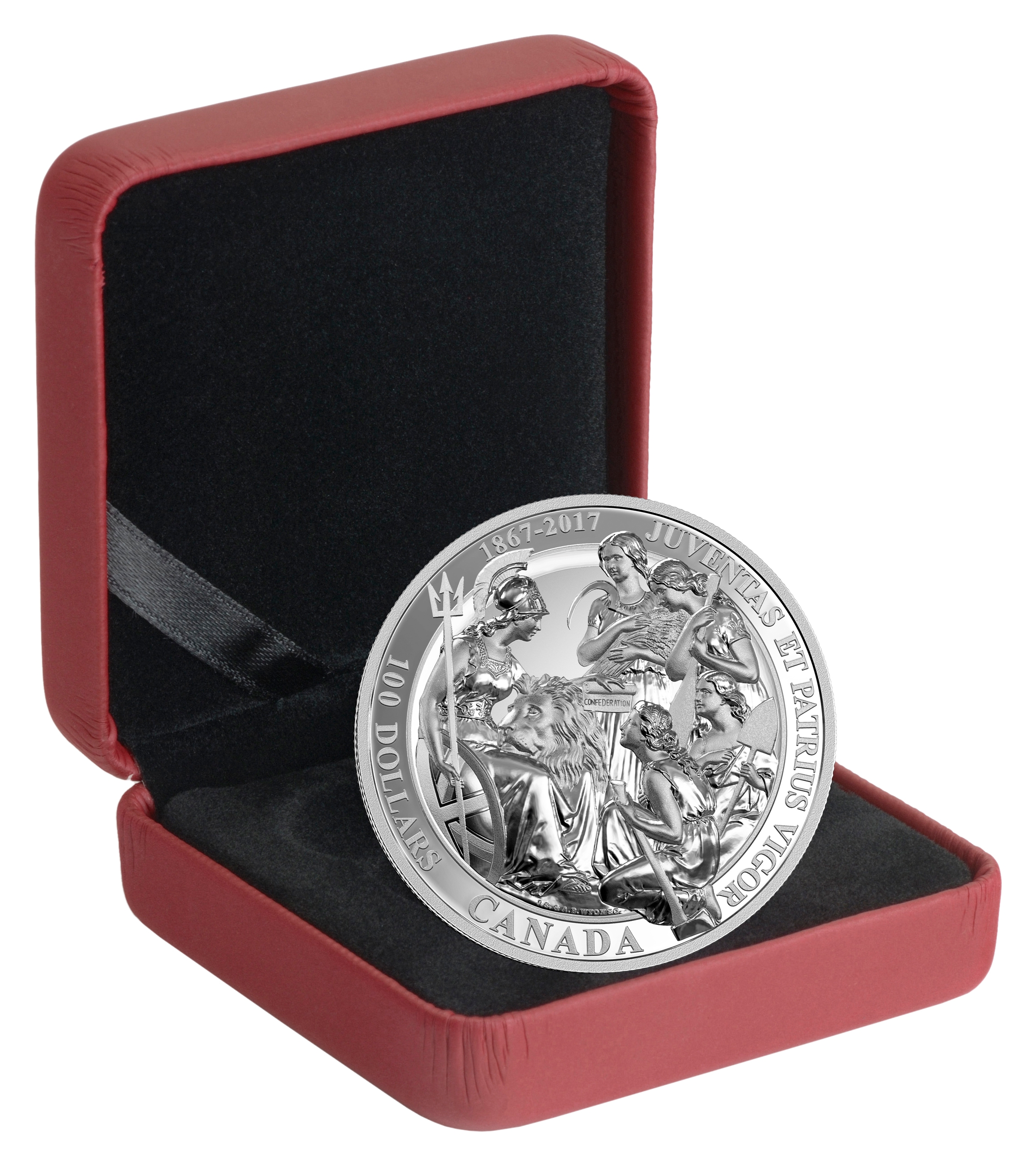 2017 $100 Coin - Tribute to the 1867 Confederation Medal - TSC.ca