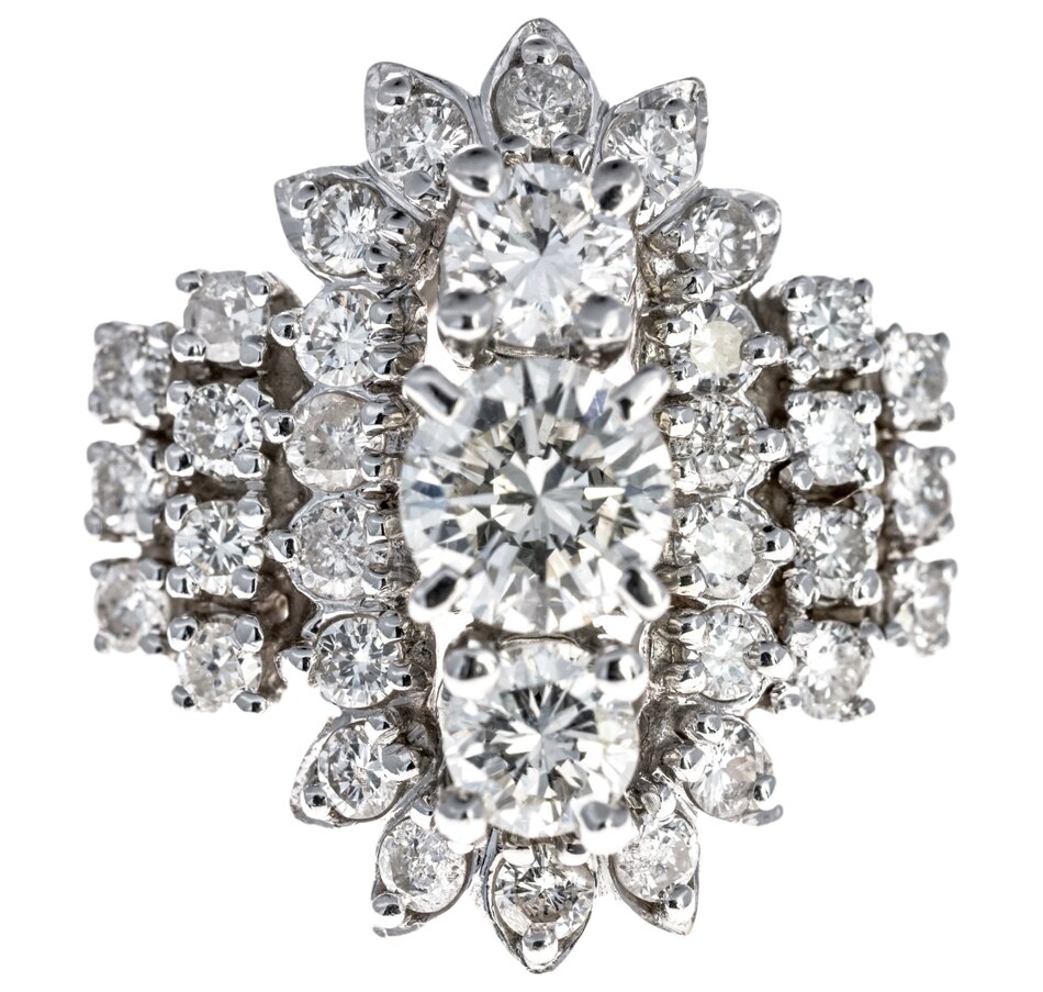 Image 656213.jpg, Product 656-213 / Price $9,995.00, Estate Originals Custom Made 14 Karat Diamond Dinner Ring from Estate Originals on TSC.ca's Jewellery department