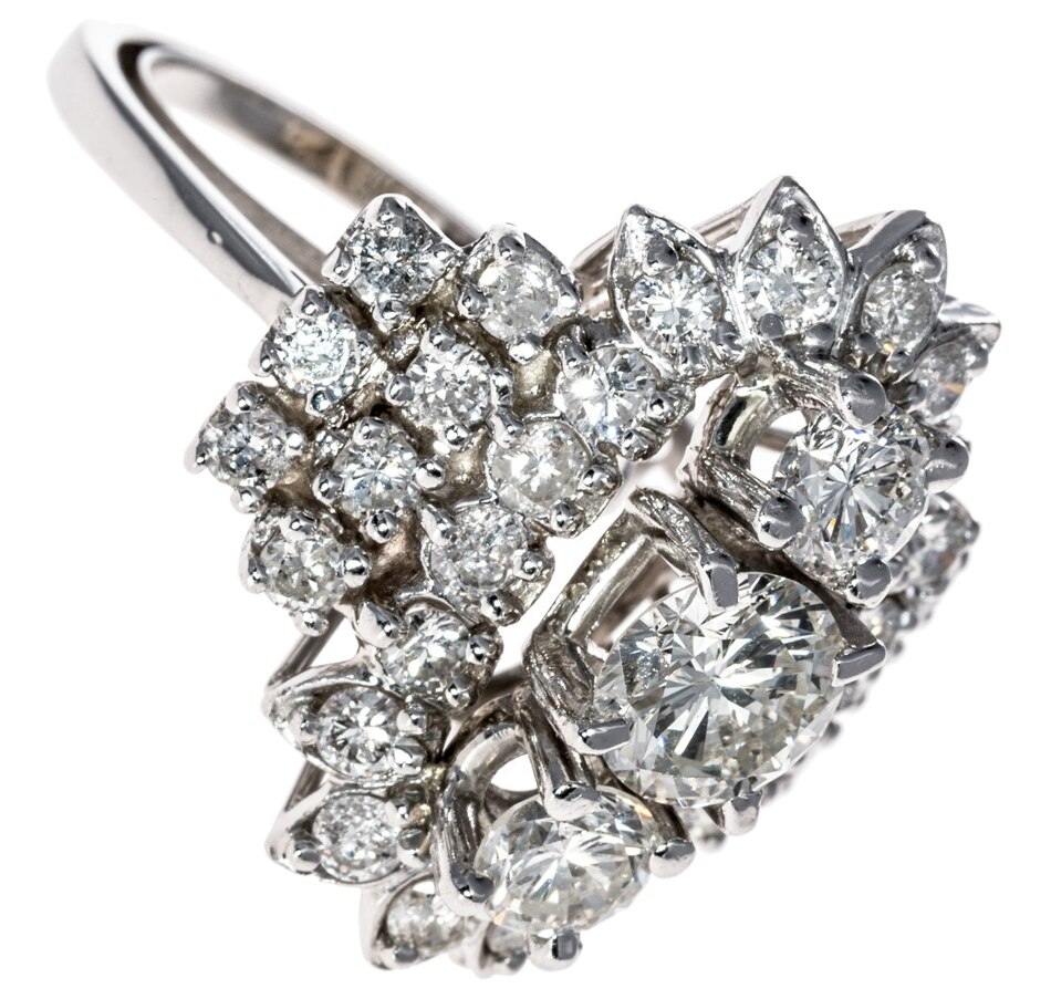 Image 656213_ALTMORE1.jpg, Product 656-213 / Price $9,995.00, Estate Originals Custom Made 14 Karat Diamond Dinner Ring from Estate Originals on TSC.ca's Jewellery department