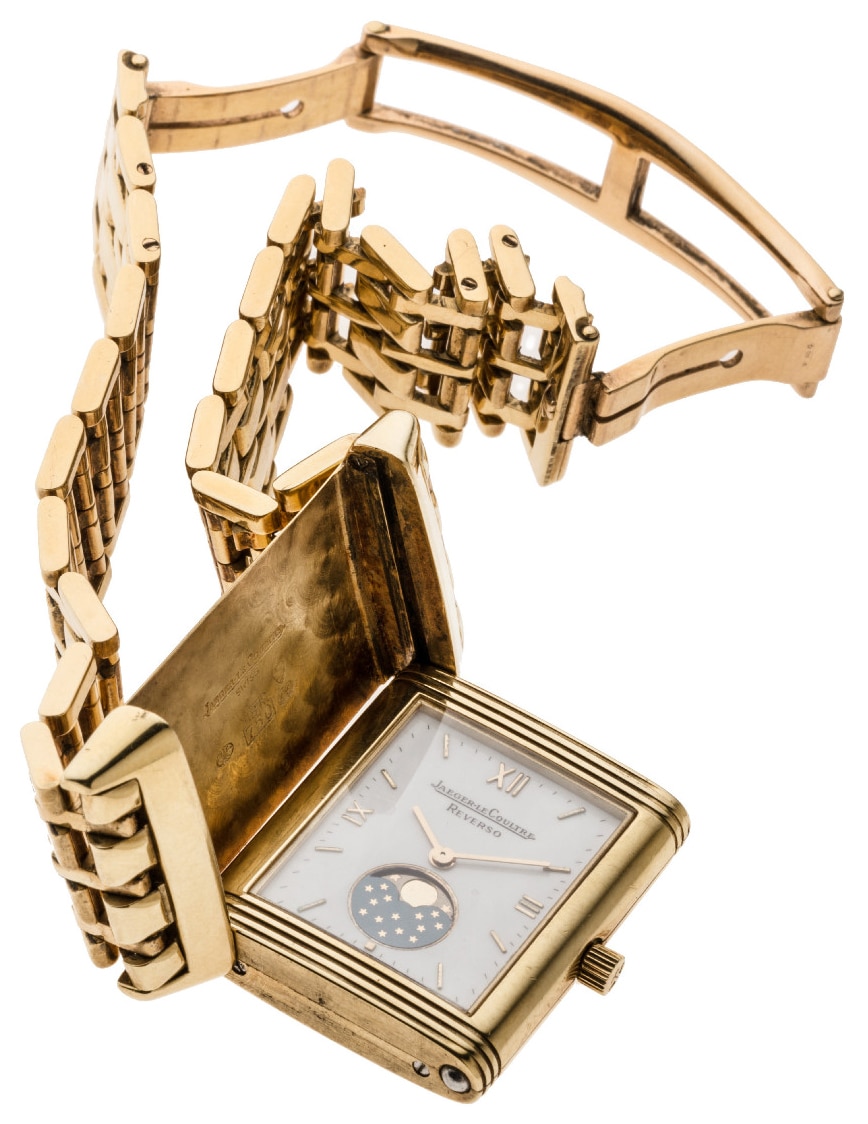 Lecoultre gold watch hotsell