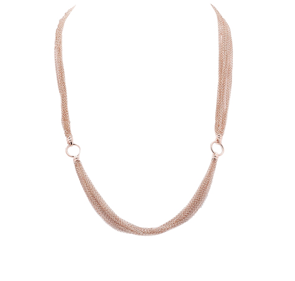 Jewellery - Necklaces & Pendants - Bronzoro Multi Chain Link Necklace ...