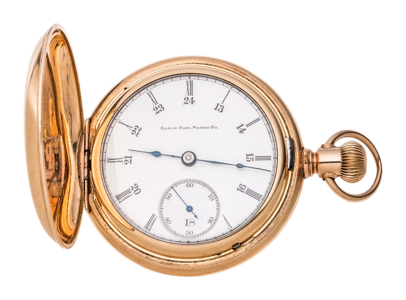 White gold 2025 pocket watch