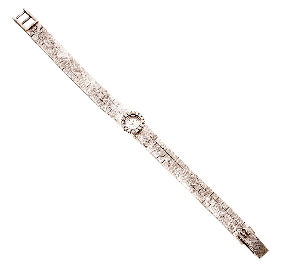 Jewellery - Watches - Estate Originals Ladies' 18K White Gold Omega ...