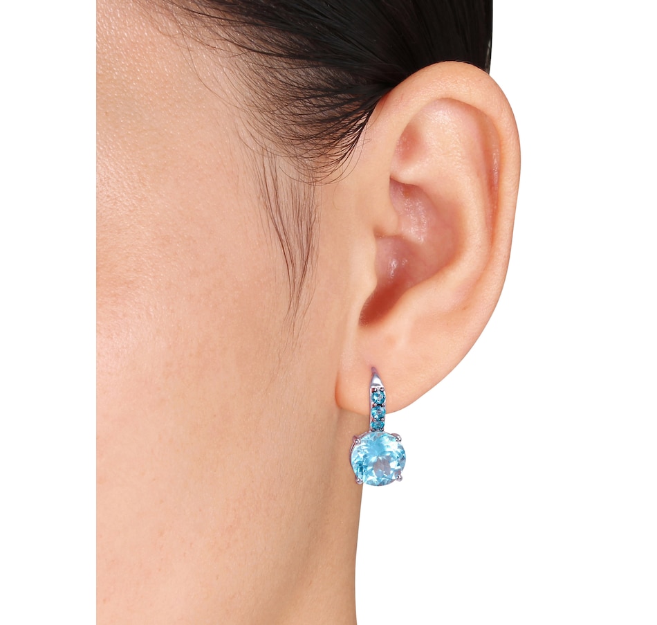Jewellery - Earrings - Drop Earrings - Sofia B. Sterling Silver Multi ...