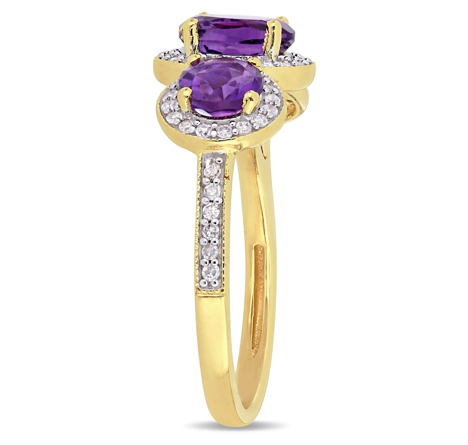 Jewellery - Rings - Sofia B. Sterling Silver Multi Gemstone and Diamond ...