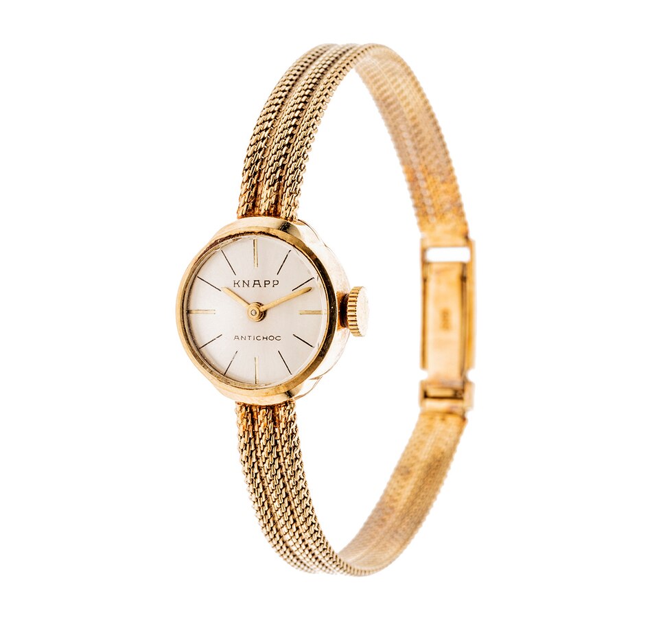 Image 657500_ALTMORE2.jpg, Product 657-500 / Price $1,836.00, Estate Originals 14KT Yellow Gold KNAPP ANTICHOC Ladies Dress Watch from Estate Originals on TSC.ca's Jewellery department