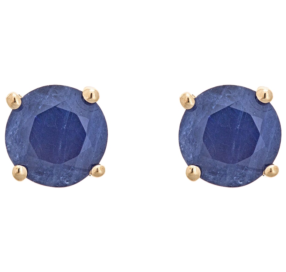 Image 657691_BSA.jpg, Product 657-691 / Price $159.99, 10K Yelow Gold 5 mm Round Gemstone Stud Earrings from TSC All IN on TSC.ca's Jewellery department