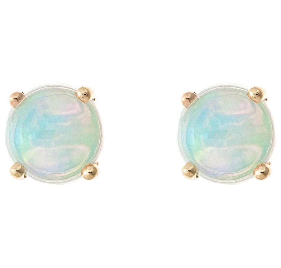 Image 657691_ETH.jpg, Product 657-691 / Price $159.99, 10K Yelow Gold 5 mm Round Gemstone Stud Earrings from TSC All IN on TSC.ca's Jewellery department