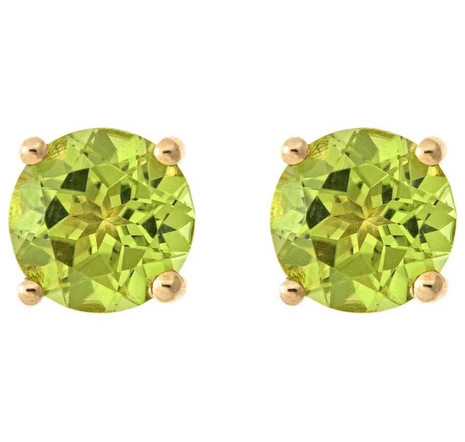 Image 657691_PER.jpg, Product 657-691 / Price $159.99, 10K Yelow Gold 5 mm Round Gemstone Stud Earrings from TSC All IN on TSC.ca's Jewellery department