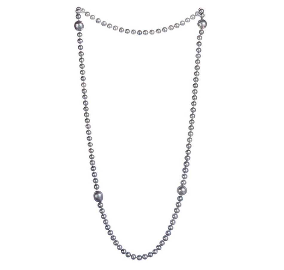 Image 657819.jpg, Product 657-819 / Price $169.99, Sugoi Freshwater Pearls Endless Grey Pearl Necklace from Sugoi Pearls on TSC.ca's Jewellery department