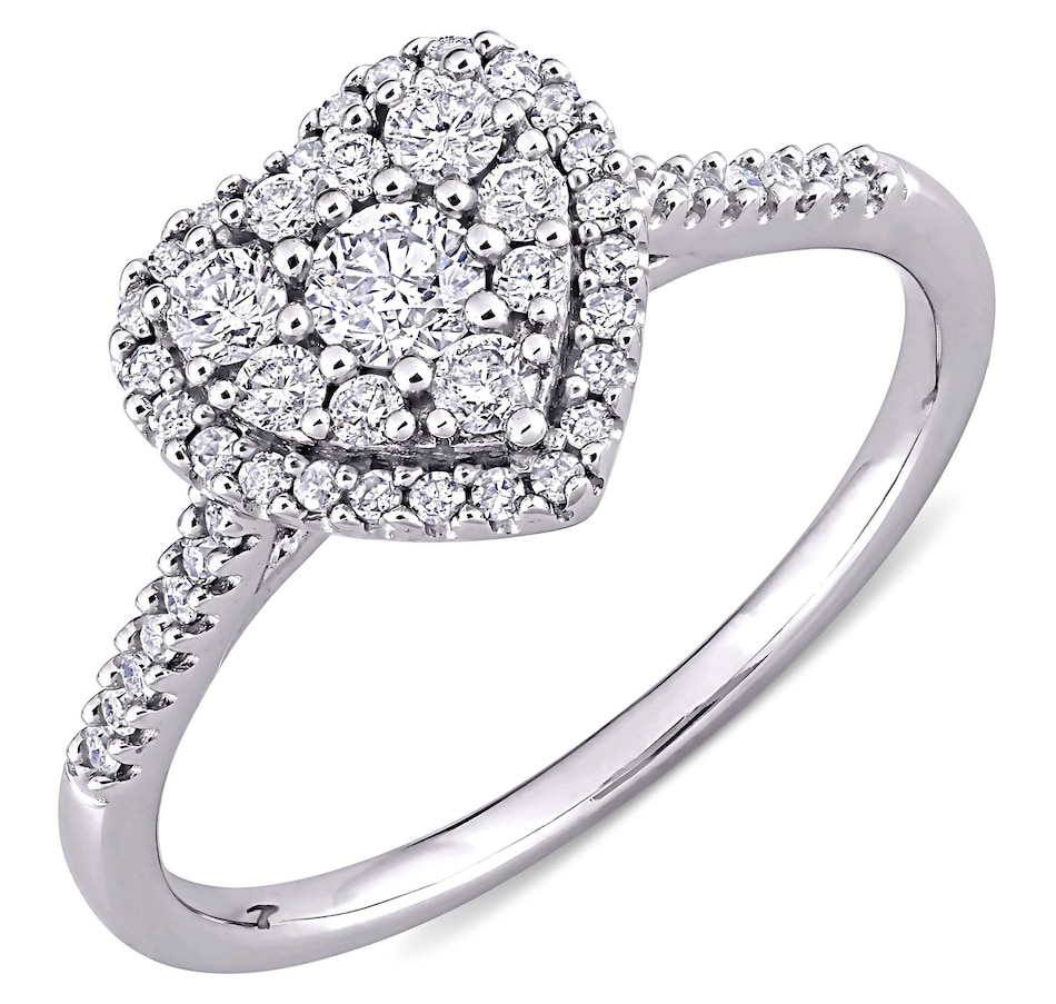 Image 657940.jpg, Product 657-940 / Price $1,312.99, 10K White Gold Diamond Halo Engagement Ring from The Vault on TSC.ca's Jewellery department